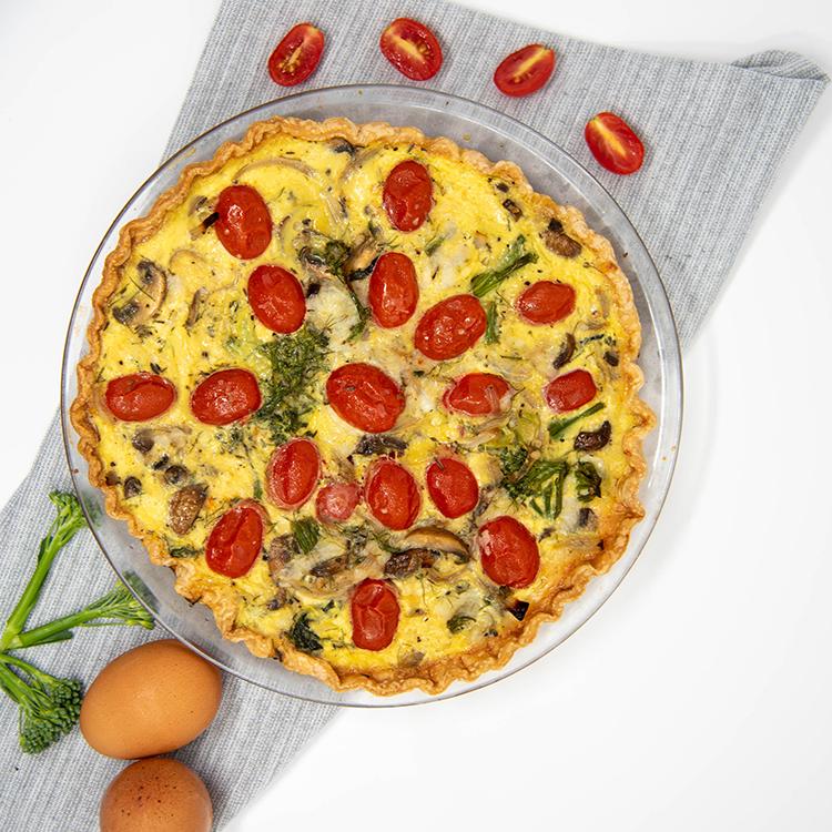 Delectable Vegetable Quiche